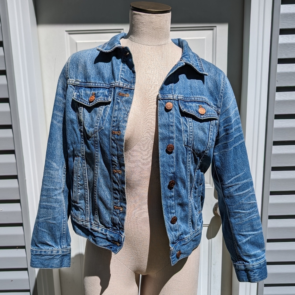 Madewell Denim Jean Jacket Size Medium Spring